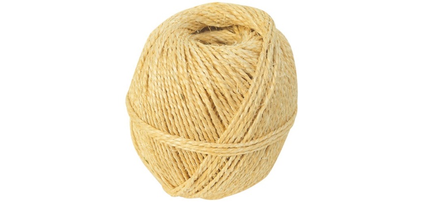 Ficelle sisal - L : 36 m environs - D : 2 mm - 100 g