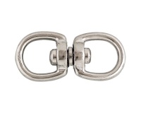 Touret double - D5.5 mm - max 40 Kg - zamack nickelé