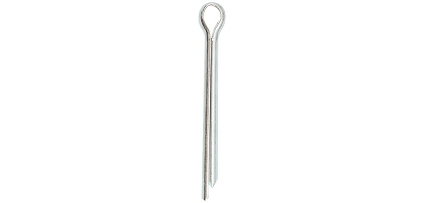 Goupille fendue - 1.2 mm x 20 mm - acier zingué - lot de 20