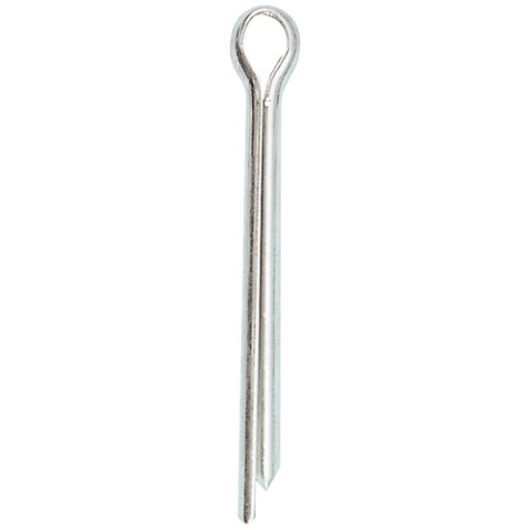 Goupille fendue - 1.2 mm x 20 mm - acier zingué - lot de 20