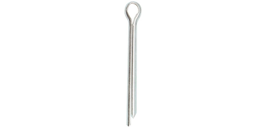 Goupille fendue - 1.7 mm x 39.5 mm - acier zingué - lot de 20