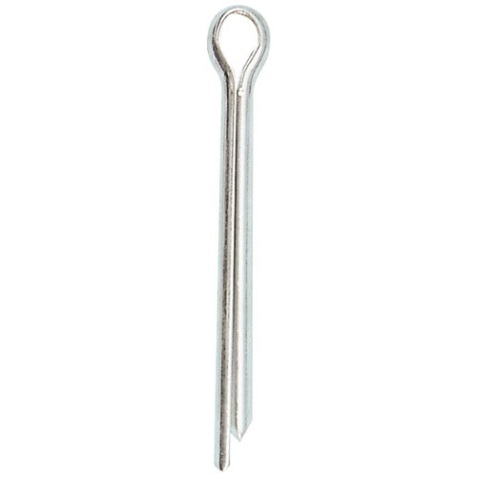 Goupille fendue - 2.1 mm x 40 mm - acier zingué - lot de 20