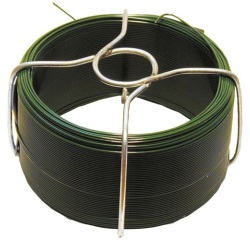 Fil acier plastifié - botillon - L : 30 m - D1.4 mm - vert