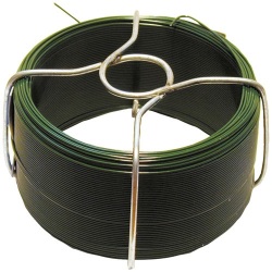 Fil acier plastifié - botillon - L : 30 m - D1.4 mm - vert