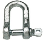 Manille droite avec piton à œil