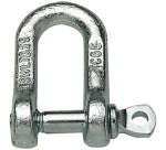 Manille droite avec piton à œil