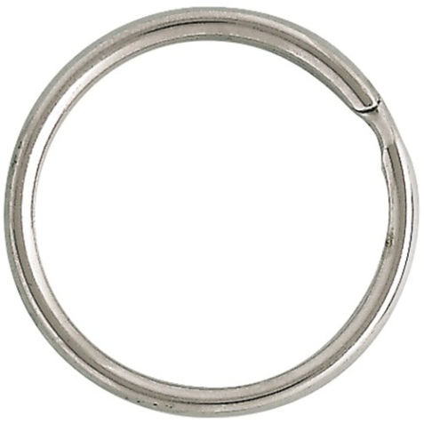 Anneau brisé - D30 mm - acier nickelé - lot de 3