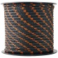 Tresse polyester/ polyamide - D3 mm - L : 25 m - noir/orange