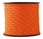 Tresse polyester/ polyamide - D3 mm - L : 25 m - orange/vert