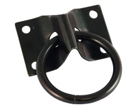 Platine à anneau - L : 70 mm - l : 45 mm - D50 mm - ép.7 mm - acier zingué