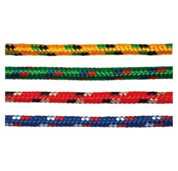 Corde polypropylène et polyester - D9 mm - L : 7.5 m - coloris assortis