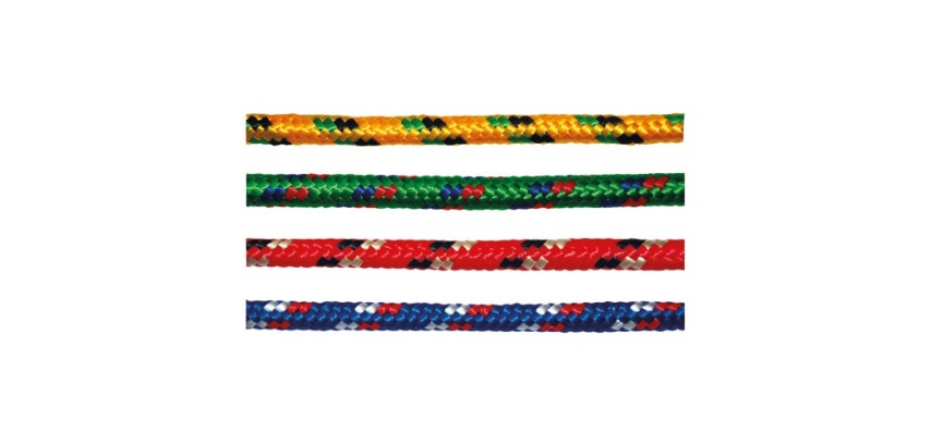 Corde polypropylène et polyester - D9 mm - L : 7.5 m - coloris assortis