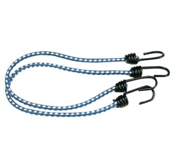 Sandow avec crochet - acier plastifié - D8 mm - L : 60 cm  - lot de 2 - col