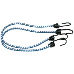 Sandow avec crochet - acier plastifié - D8 mm - L : 60 cm  - lot de 2 - col