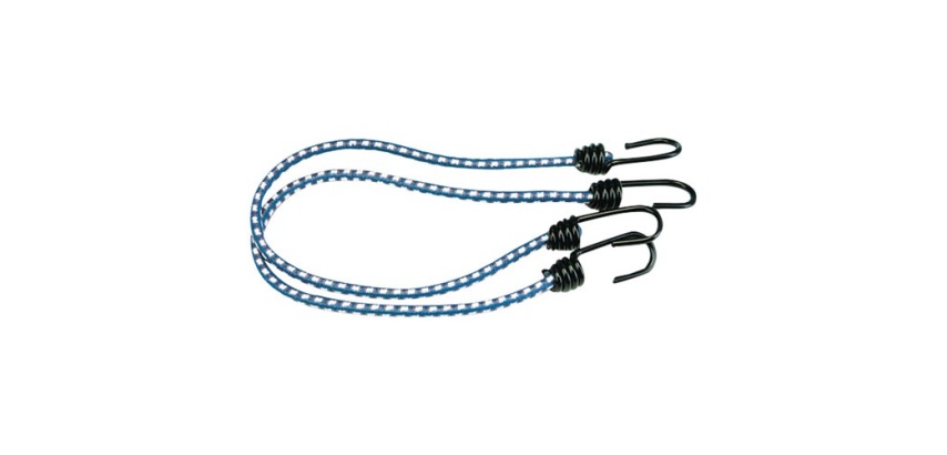 Sandow avec crochet - acier plastifié - D8 mm - L : 60 cm  - lot de 2 - col