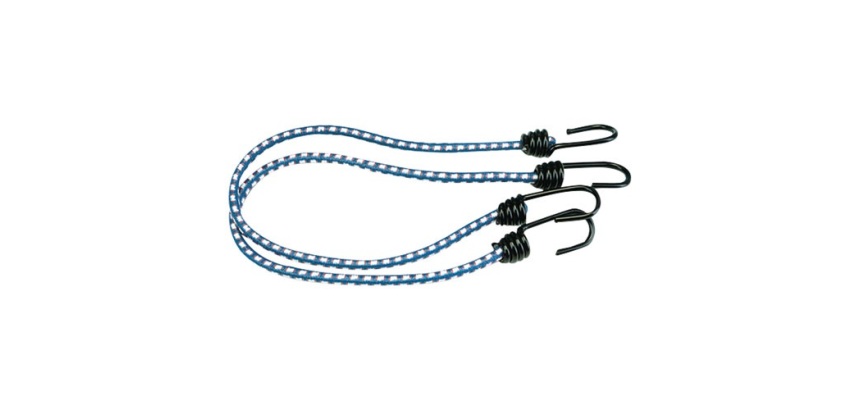 Sandow avec crochet - acier plastifié - D8 mm - L : 60 cm  - lot de 2 - col