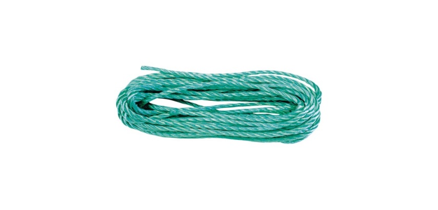 Corde polypropylène torsadée - D8 mm - L : 25 m - vert