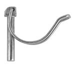 Goupille clips pour tube - D8 mm - acier zingué - lot de 2