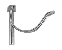 Goupille clips pour tube - D8 mm - acier zingué - lot de 2