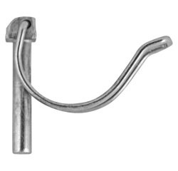 Goupille clips pour tube - D8 mm - acier zingué - lot de 2
