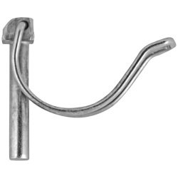 Goupille clips pour tube - D8 mm - acier zingué - lot de 2