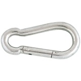 Porte-mousqueton pompier - 100 mm - acier zingué