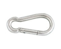 Porte-mousqueton pompier - 100 mm - acier zingué