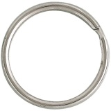 Anneau brisé - D22 mm - acier nickelé - lot de 10