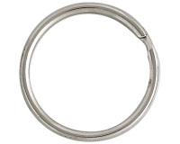 Anneau brisé - D22 mm - acier nickelé - lot de 10