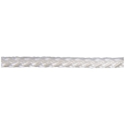 Corde polypropylene tressée - blanc - 10 mm x 10 m