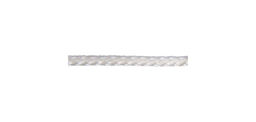 Corde polypropylene tressée - blanc - 10 mm x 10 m