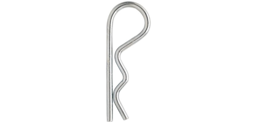 Goupille bêta - 2 x 44 mm - acier zingué - lot de 6