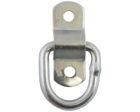 Anneau d'arrimage avec pivot -L : 20 x 54 mm - D6.4 mm - acier zingué - lot