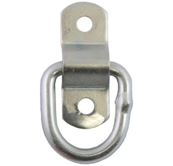 Anneau d'arrimage avec pivot -L : 20 x 54 mm - D6.4 mm - acier zingué - lot de 2