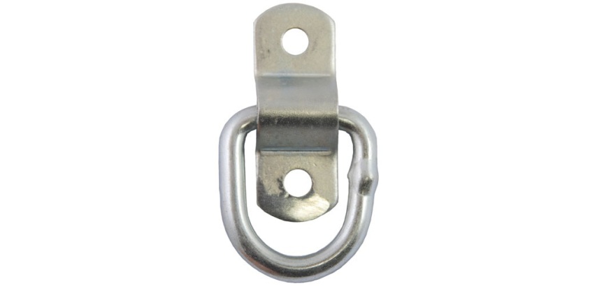 Anneau d'arrimage avec pivot -L : 20 x 54 mm - D6.4 mm - acier zingué - lot