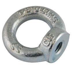 Anneau de levage - femelle - DIN 582 -  M16 - D35 mm - acier zingué C15