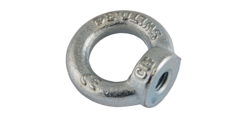 Anneau de levage - femelle - DIN 582 -  M16 - D35 mm - acier zingué C15