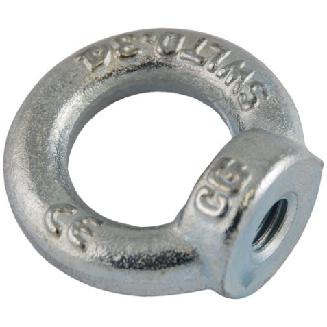 Anneau de levage - femelle - DIN 582 -  M16 - D35 mm - acier zingué C15