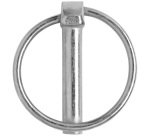 Goupille clips- fil 11mm - acier zingué - inox - sachet de 10