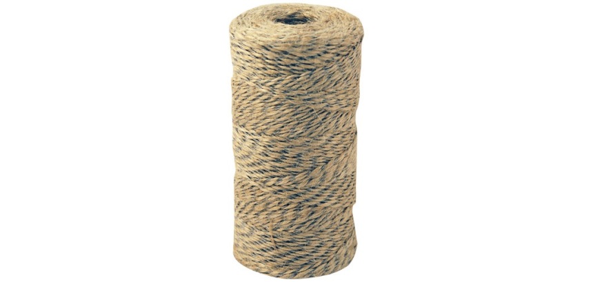 Ficelle armée agricole - jute avec fil acier - D1 mm - L : 190 m