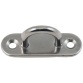 Platine à œil - L : 45 mm - l : 15 mm - D12 mm - ép.5 mm - acier inoxydable