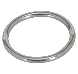 Anneau soudé - D 74 mm - ép.8 mm - acier zingué