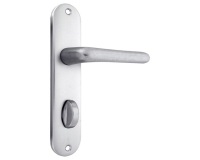 Poignée de porte intérieur - Courchevel - sur plaque - entraxe 165 mm - con