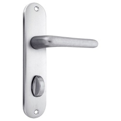 Poignée de porte intérieur - Courchevel - sur plaque - entraxe 165 mm - con
