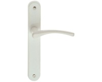 Poignée de porte intérieur - Absolu - sur plaque - entraxe 195 mm - finitio