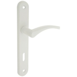 Poignée de porte intérieur - Absolu - sur plaque - entraxe 195 mm - clé L -