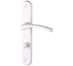 Poignée de porte intérieur - Absolu - sur plaque - entraxe 195 mm - condamn
