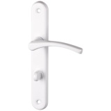 Poignée de porte intérieur - Absolu - sur plaque - entraxe 195 mm - condamn