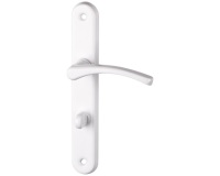 Poignée de porte intérieur - Absolu - sur plaque - entraxe 195 mm - condamn