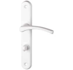 Poignée de porte intérieur - Absolu - sur plaque - entraxe 195 mm - condamn